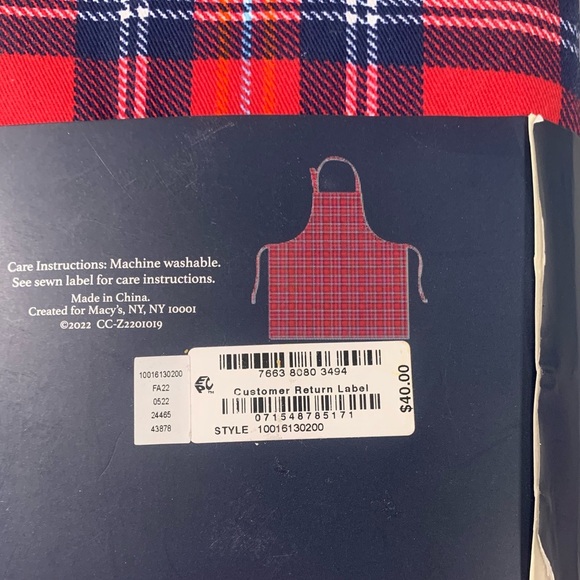 Charter Club Adult Apron - Picture 4 of 4